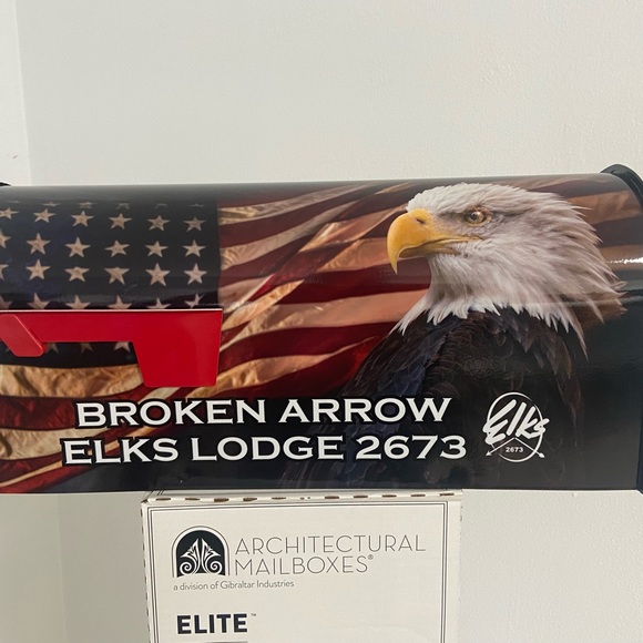 Patriotic Custom Mailboxes. Add your name & address optional. Trusted seller. - Picture 2 of 8